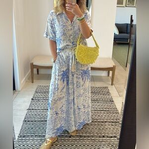 Tropical skirt and shirt